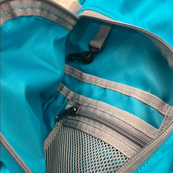 Eddie Bauer Teal Sling Shoulder Bag Backpack Crossbody Bag Multiple Compartments - Picture 7 of 13